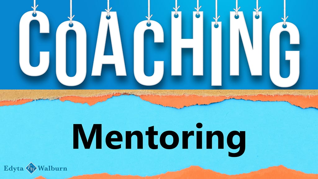 What is the difference between coaching and mentoring